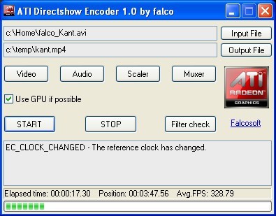 Falcosoft - ATI Directshow Encoder
